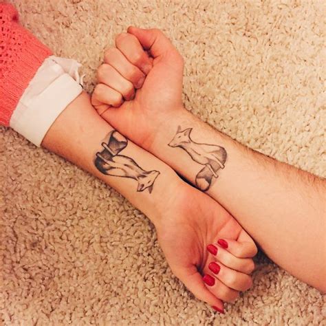 tatouage de couple|Top 80+ des idées de tatouage de couple en commun